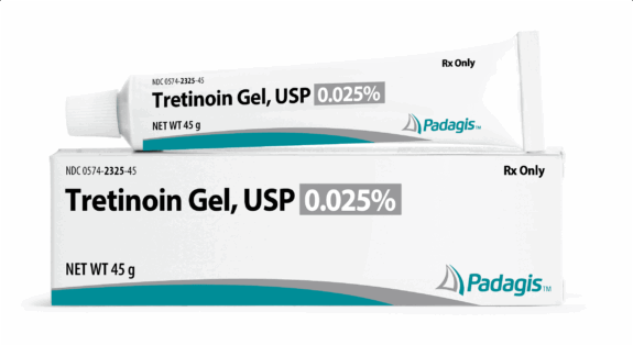 Acretin Gel acne treatment tube