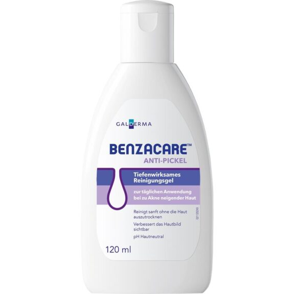 Benzacare Galderma acne treatment packaging