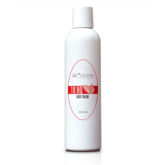 10% Hydroquinone Body Cream jar.