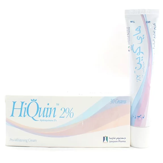 Hiquin 2 Cream tube and packaging.