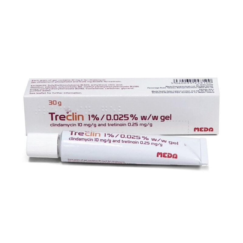 Treclin Clindamycin topical medication.