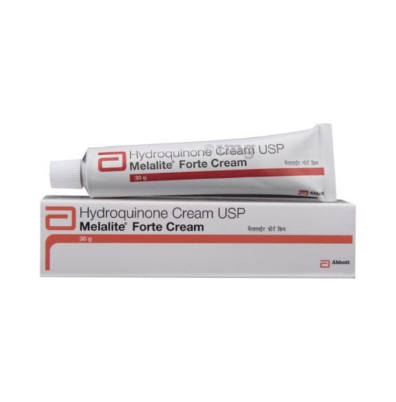 Melalite Cream tube, skincare product.