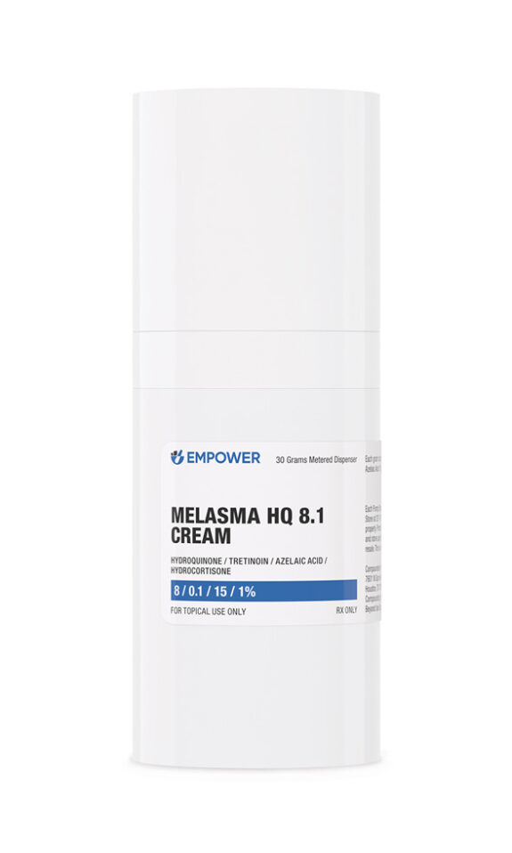 Melasma HQ Cream jar.