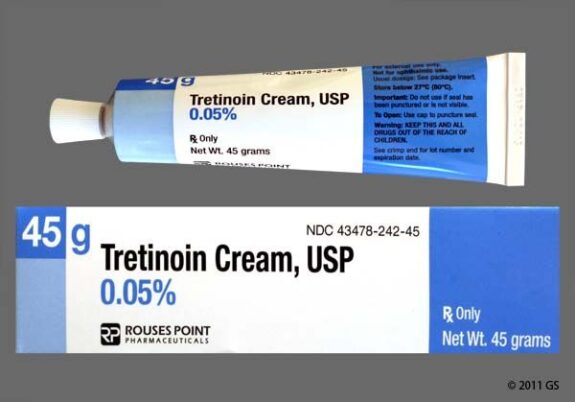 Tretinoin Cream 0.5% tube