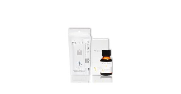 White Rush Hydroquinone skin lightening cream.