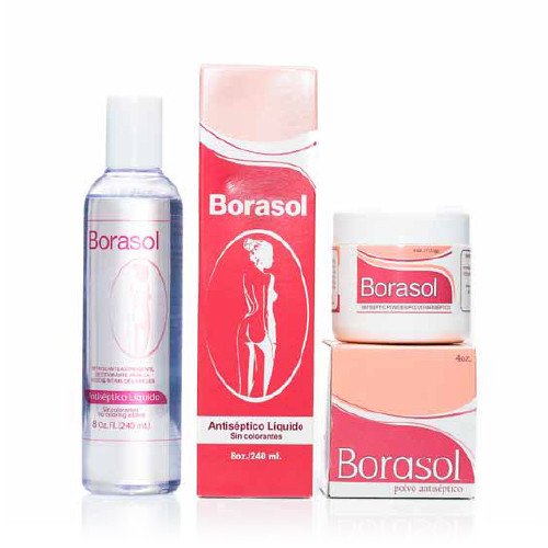 Borasol Liquid bottle.