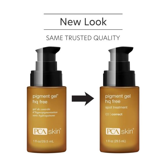 Pigment Gel with Hydroquinone. Skin lightening treatment.