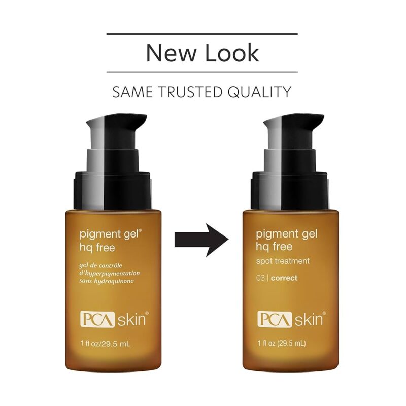 Pigment Gel with Hydroquinone. Skin lightening treatment.