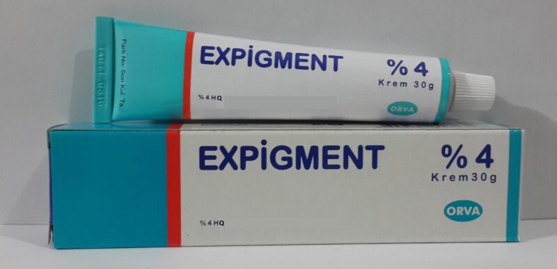 Expigment Hydroquinone 4 skin lightening cream.