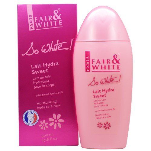 Fair & White skin lightening cream, no hydroquinone.