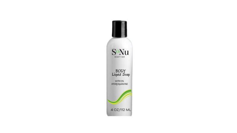 Hydroquinone body cream.