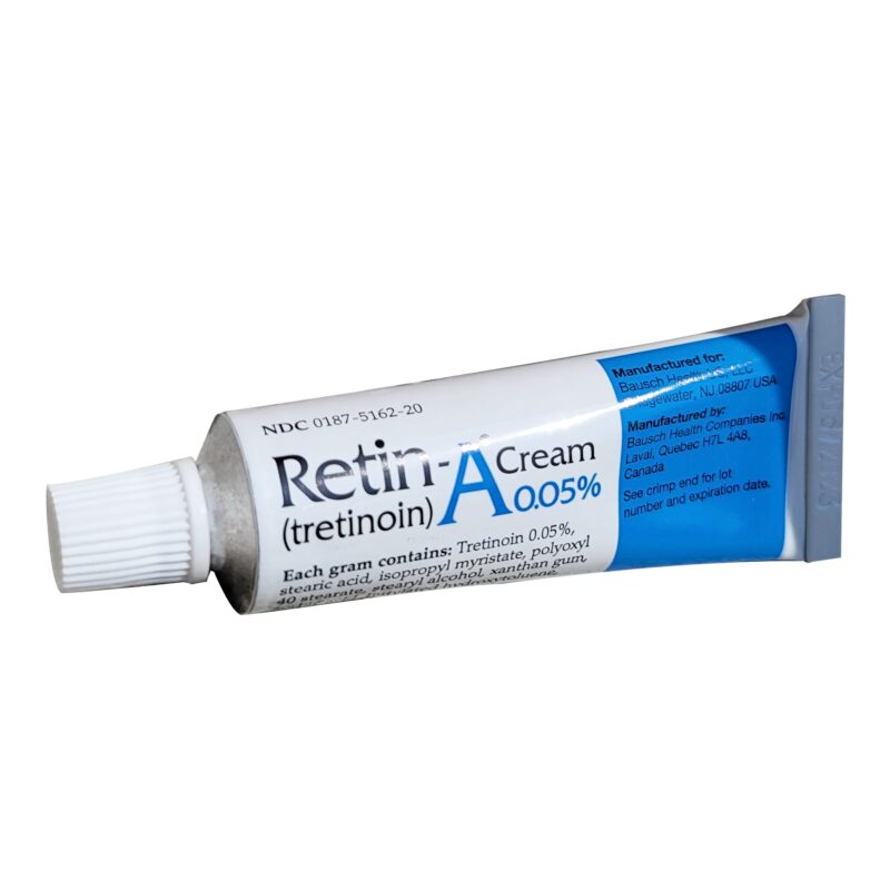 Retin-A cream and/or gel tubes.