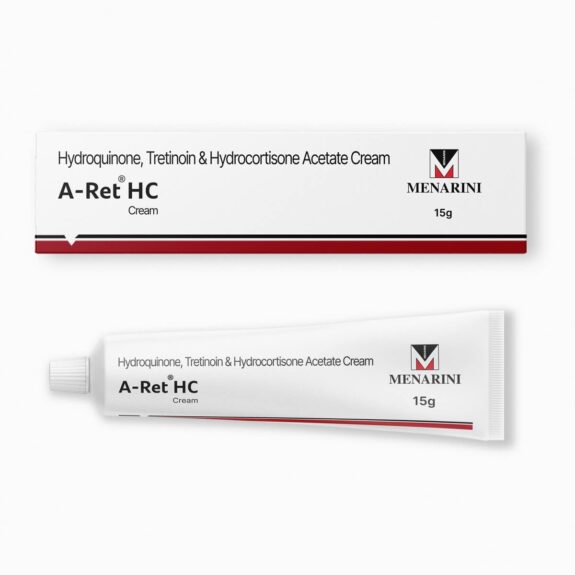 Ret Hc Cream tube, showing product packaging.