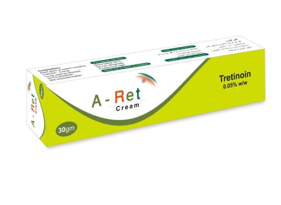 Retinol cream tretinoin jar.