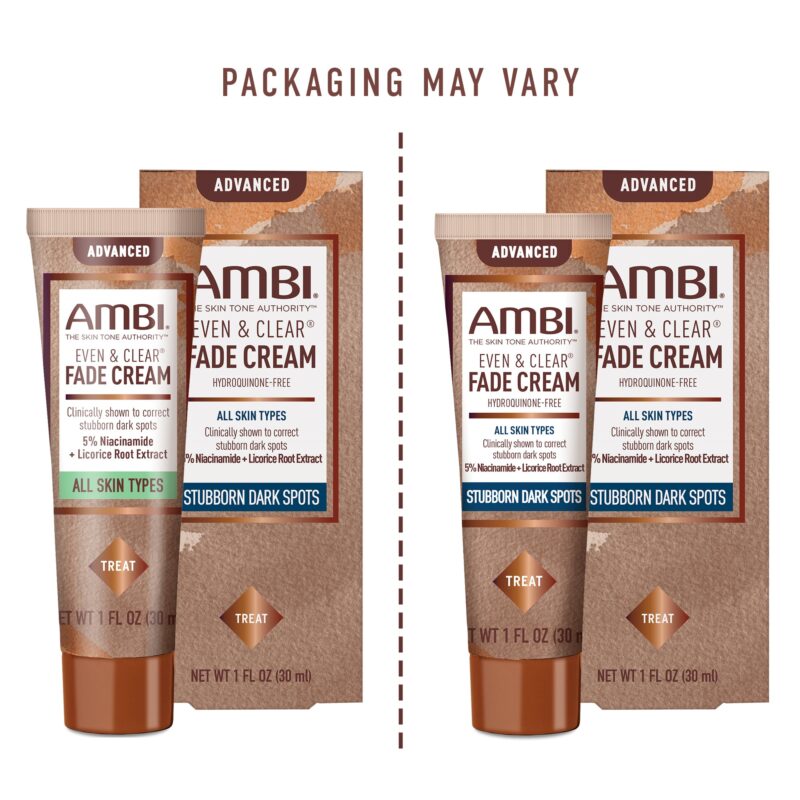 Ambi Fade Cream box and/or tube.