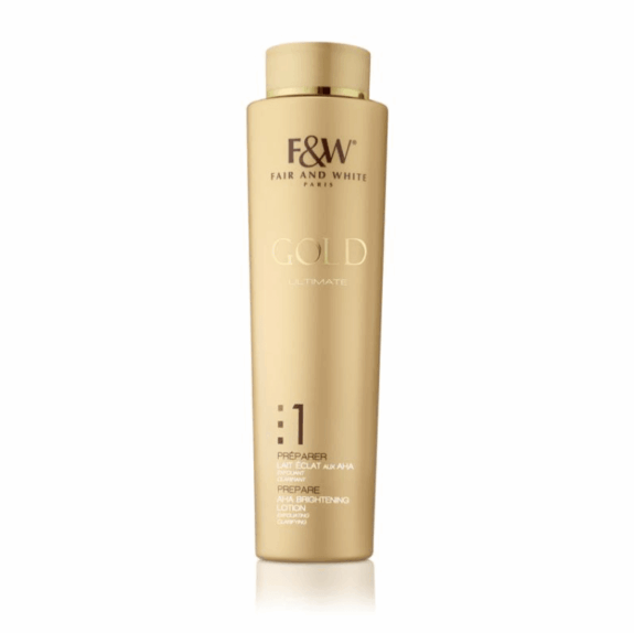Fair & White lotion, hydroquinone-free.