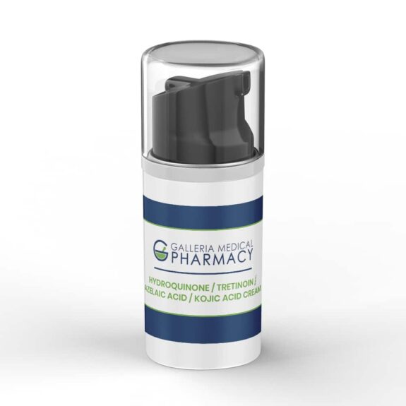 Hydroquinone and Azelaic Acid Cream jar.