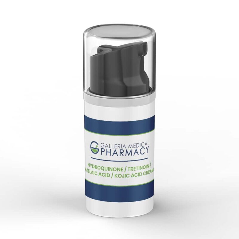 Hydroquinone and Azelaic Acid Cream jar.