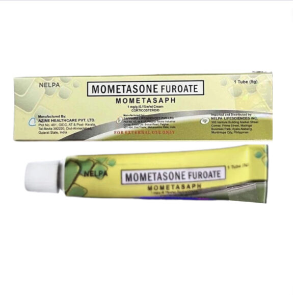 Mometasone Furoate nasal spray packaging.