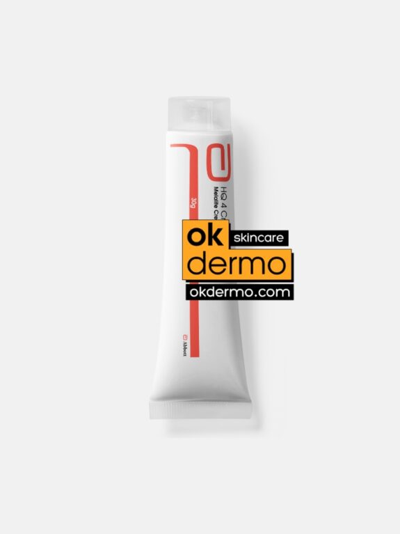 Okdermo Hydroquinone cream tube.
