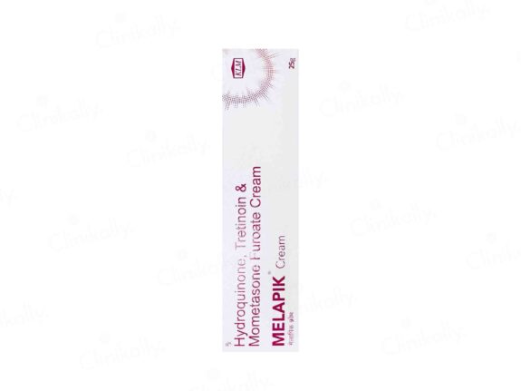 Melapik HQ Cream, topical skincare product.