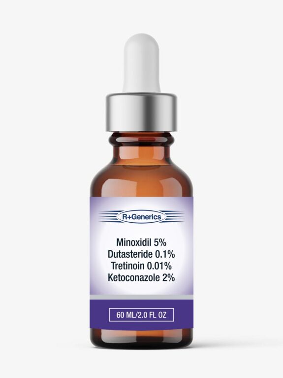 Tretinoin serum bottle, skincare product