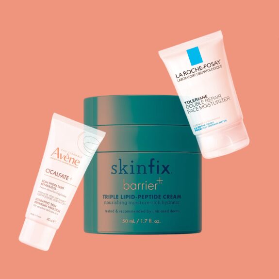 Best Face Moisturizer for Tretinoin use. Hydrating cream jar.