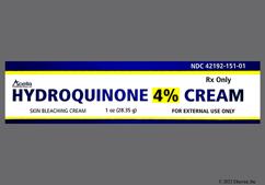 Eldoquin Forte 4% cream packaging.