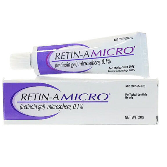 Retin-A Micro 0.1% topical cream tube