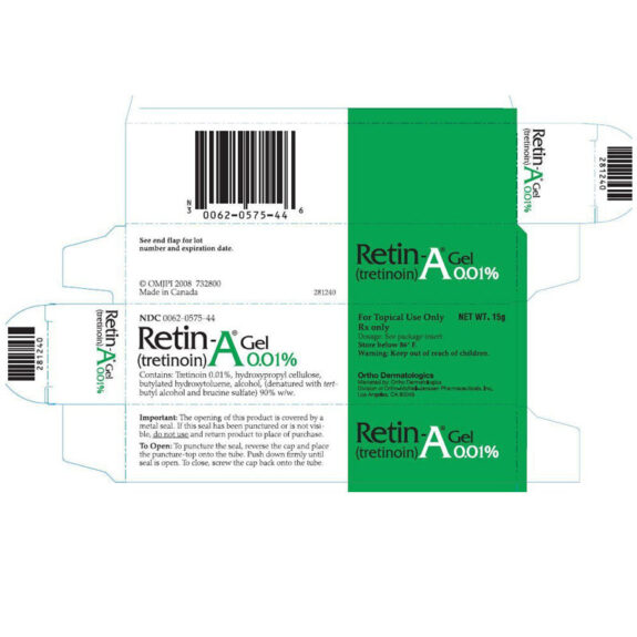 01 Tretinoin Gel, skincare product.