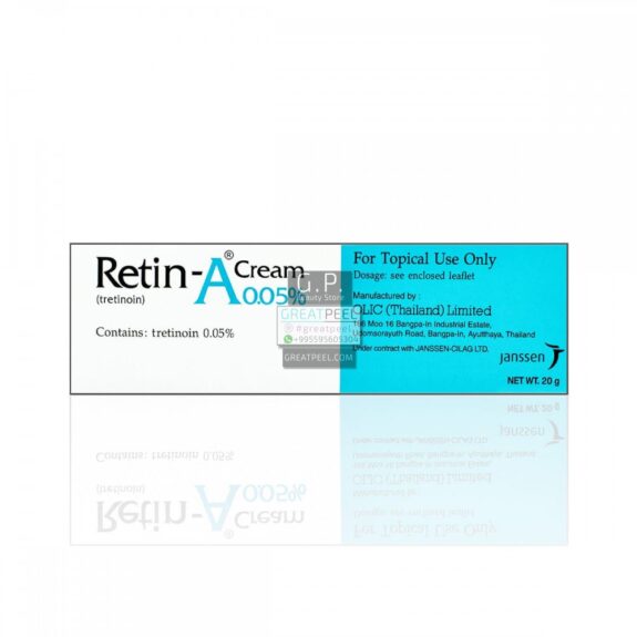 Tretinoin Cream 0.05% Retino-A, 20g tube
