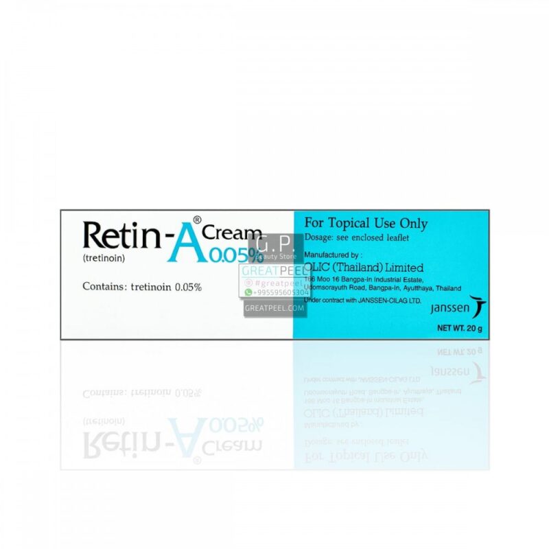 Tretinoin Cream 0.05% Retino-A, 20g tube