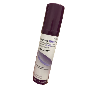 Valeant Retin A Micro cream tube