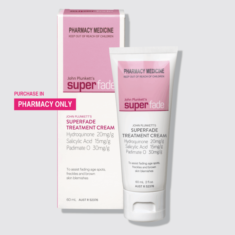 Hydroquinone Superfade skin lightening cream.