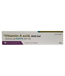 Biacna Tretinoin cream tube.