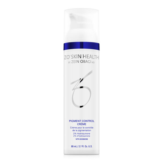 Pigment Control Cream Zo: jar of cream for skin discoloration.