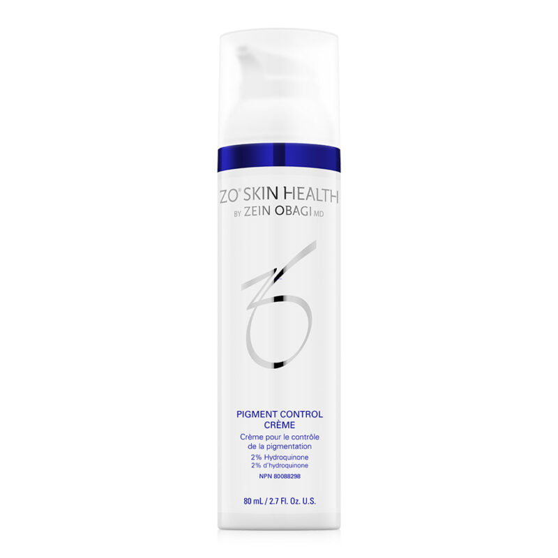 Pigment Control Cream Zo: jar of cream for skin discoloration.