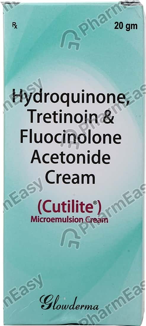 Cutilite Face Cream jar.