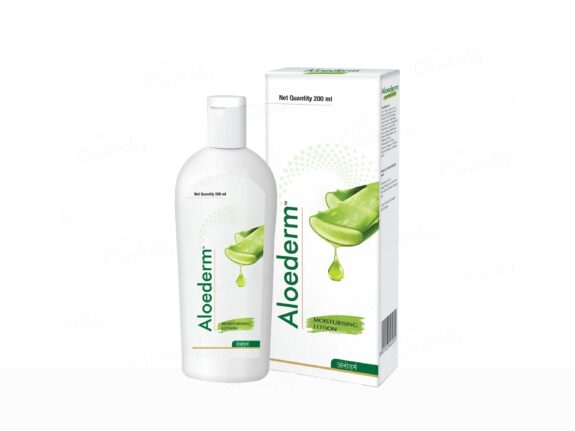 Aloederm Cream, skincare cream jar.