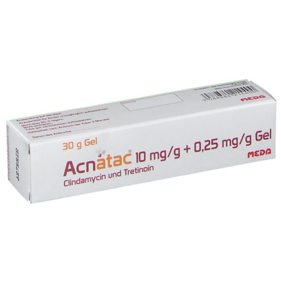 Acnatac Gel tube. Acne treatment.