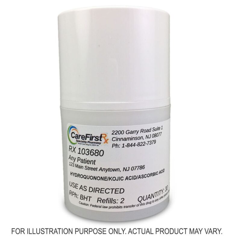 Hydroquinone & Vitamin C Cream jar