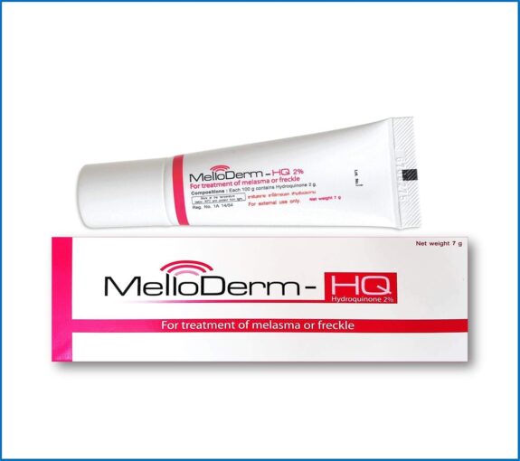 Melloderm Cream jar.