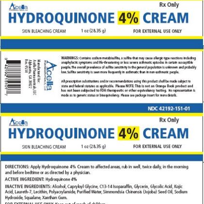4 Hq Cream jar, skincare product