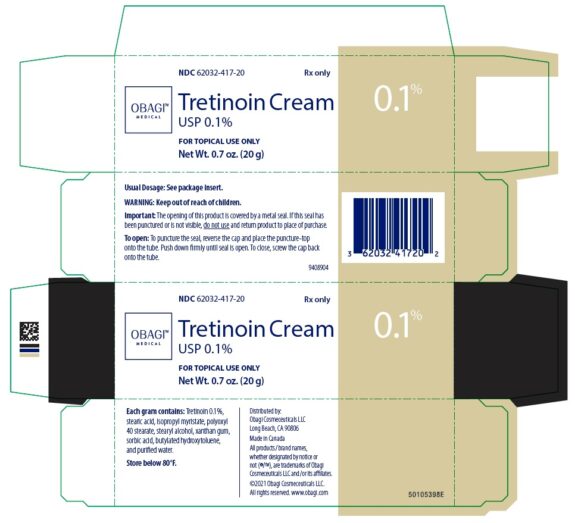 Acretin Cream 0.1% tube