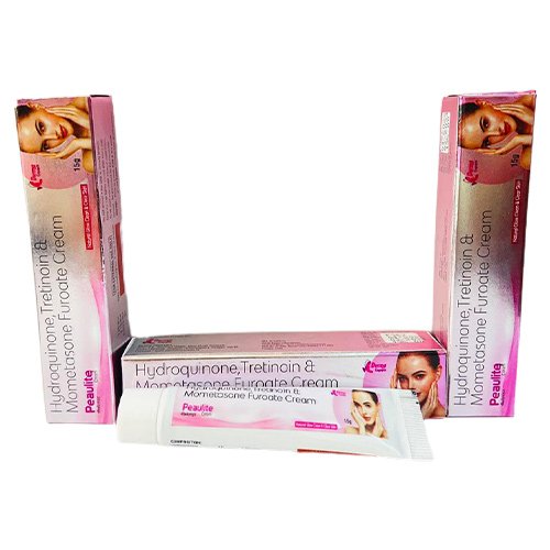 Mometasone Hydroquinone cream tube.