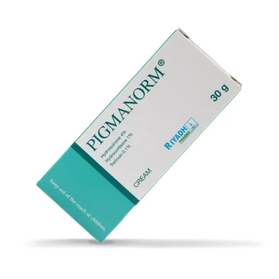 Pigmanorm Cream before & after results: skin improvement.