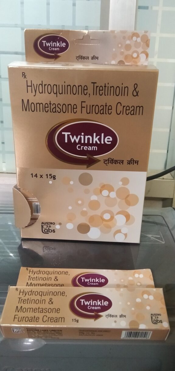 Twinkle Cream Hydroquinone skin lightening cream