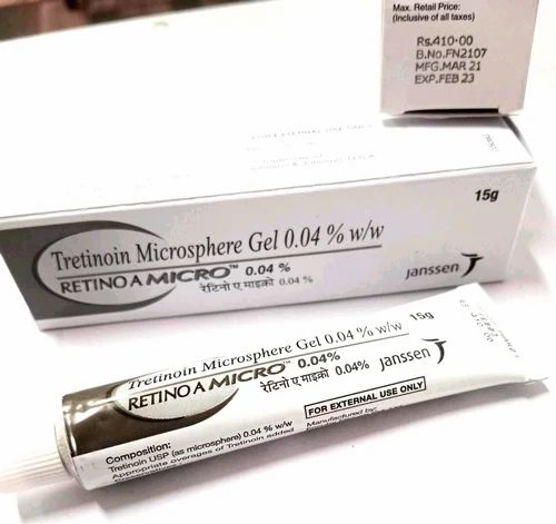 Tretinoin Microsphere Gel, price shown.
