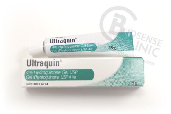 Ultraquin supplement bottle.