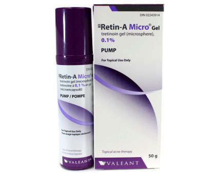 Retin-A Micro cream tube.